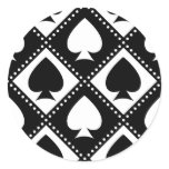 Ace of Spades Motif Stickers