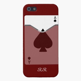 Ace Of Spades On iPhone 5 Case