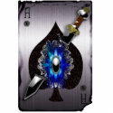 ace of spades playing card photo sculptures
