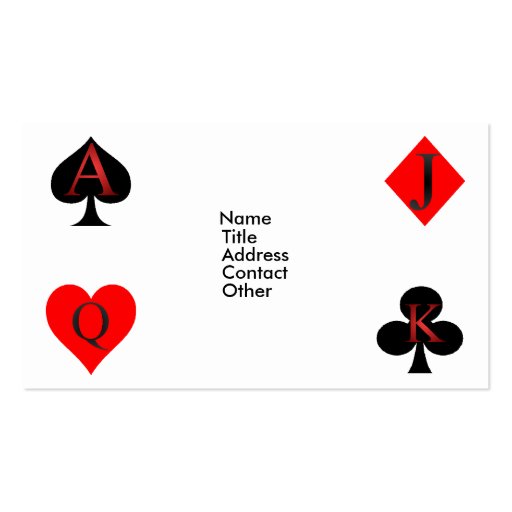 53 Ace Of Spades Business Cards And Ace Of Spades Business Card Templates Zazzle 