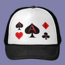 Ace Of Spades Playing Cards hats