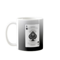 Ace of Spades Poker Card: Coffee Mug