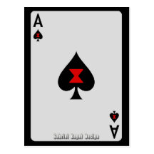 Ace of Spades Post Cards
