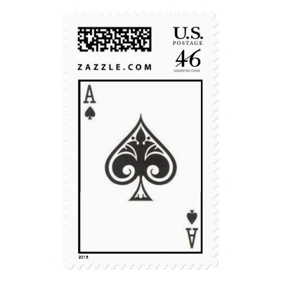 ACE OF SPADES POSTAGE by akiliking