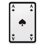 ace of spades with frame icon custom stationery