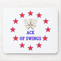 Ace of Swings Badminton Mouse Mats