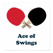 Ace of Swings Ping Pong posters by HappyDoggies Ace of Swings Ping Pong posters