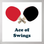 Ace of Swings Ping Pong Posters