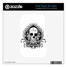 Ace Skull Skins For iPod Touch 4G