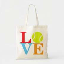 Ace Tennis LOVE Tote Bag