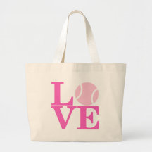 Ace Tennis LOVE Tote Bag