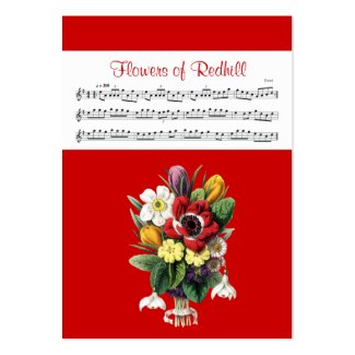 ACEO ATC Flowers of Redhill Irish Music Reel Card profilecard