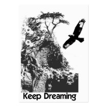 ACEO ATC keep dreaming business cards by paintingglass ACEO ATC keep dreaming business cards