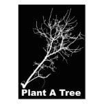 ACEO ATC plant a tree Business Card Templates