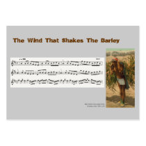 ACEO ATC Wind That Shakes the Barley Music Reel Business Cards at  Zazzle