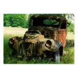 ACEO Rusty old Farm Truck Photo Business Card Templates