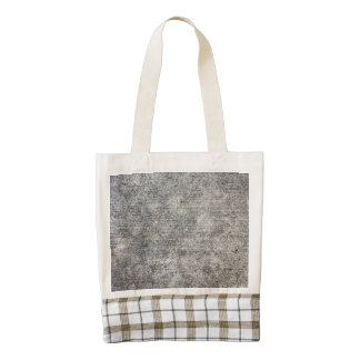 Acera gris resistida del cemento bolsa tote zazzle HEART
