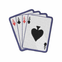 Aces embroidered shirts