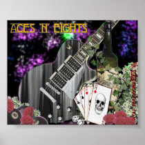 aces n' eights print