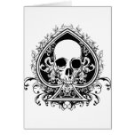 Aces Skull Card