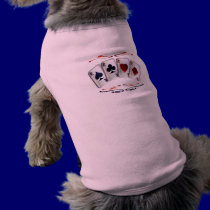Aces with design Pet Clothing pet clothing by Lotacats Aces with design Pet Clothing pet clothing