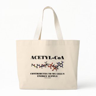 Acetyl-CoA Contributes To My Cell's Energy Supply bag