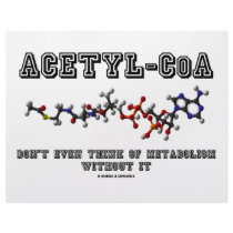 Acetyl-CoA Don't Even Think Of Metabolism Without letterhead by wordsunwords Acetyl-CoA Don't Even Think Of Metabolism Without letterhead