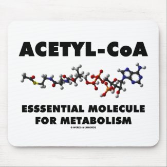 Acetyl-CoA Essential Molecule For Metabolism mousepad
