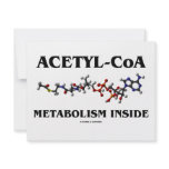 Acetyl-CoA Metabolism Inside (Chemical Molecule) invitations