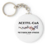 Acetyl-CoA Metabolism Inside (Chemical Molecule) Key Chain