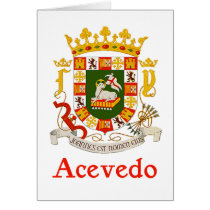 Acevedo Shield of Puerto Rico cards by NameGame Acevedo Shield of Puerto Rico cards