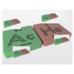 Ache as Ac Actinium  and He Helium Letterhead Template