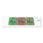 Achene-Ac-He-Ne-Actinium-Helium-Neon Bumper Stickers