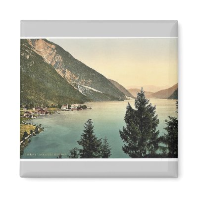 Achensee, Pertisau, Tyrol, Austro-Hungary rare Pho Fridge Magnet by photochrom