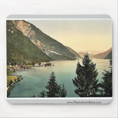 Achensee, Pertisau, Tyrol, Austro-Hungary rare Pho Mouse Pad by photochrom