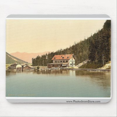 Achensee, Seepitz, Tyrol, Austro-Hungary rare Phot Mousepads by photochrom