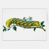 Acherontia atropos caterpillar cards