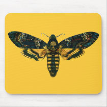 Acherontia atropos mousepads by FlutterByButterfly Acherontia atropos mousepads