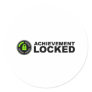 Achievement Locked Round Sticker