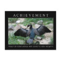Achievement postcard