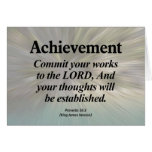 Achievement Proverbs 16:3