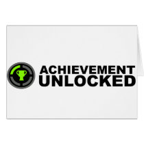 Achievement Unlocked cards