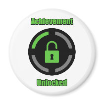 Achievement Unlocked Fridge Magnet