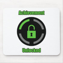 Achievement Unlocked mousepads
