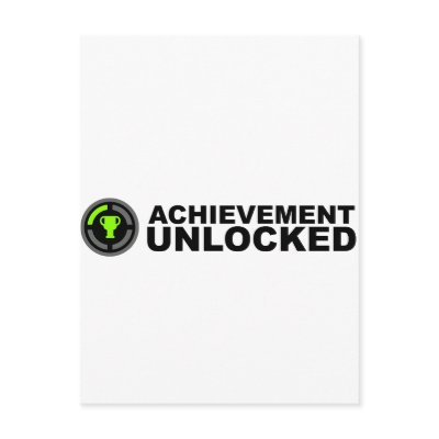 Achievement Unlocked Post Card by CasuallyHardcore
