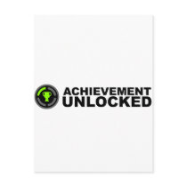 Achievement Unlocked postcards by CasuallyHardcore Achievement Unlocked postcards