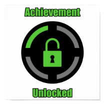 Achievement Unlocked posters by HaynzDesigns Achievement Unlocked posters