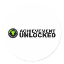 Achievement Unlocked stickers by CasuallyHardcore Achievement Unlocked stickers