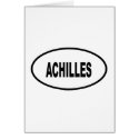 ACHILLES cards by humorous ACHILLES cards