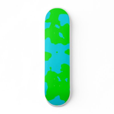 Acid Cow Furry Skateboard by superdumb